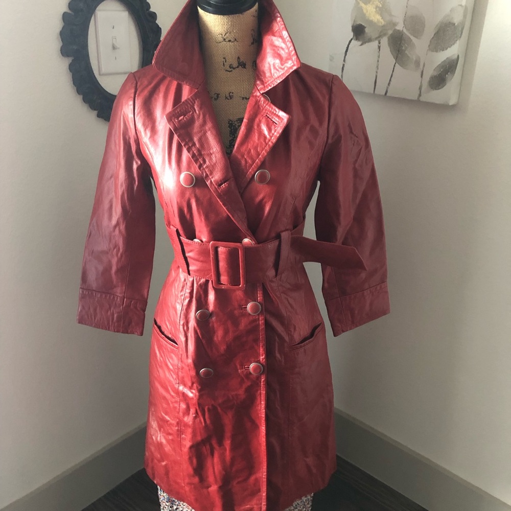 Leather with satin lining